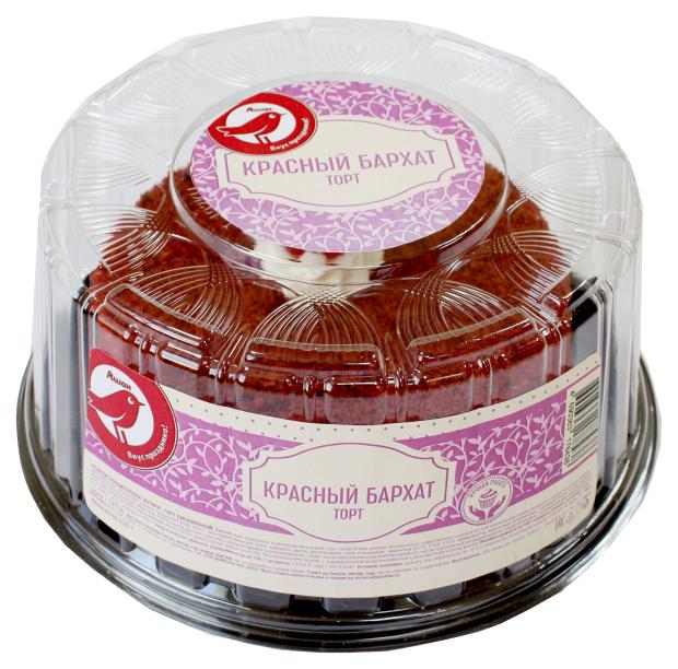 Торт АШАН Красная птица Красный бархат, 530 г