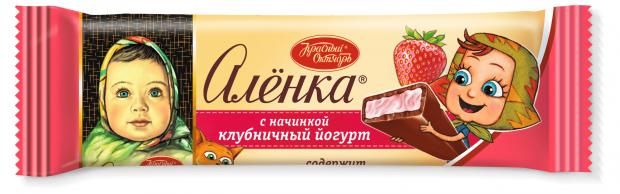 

Шоколад Аленка с начинкой клубничный йогурт, 45 г
