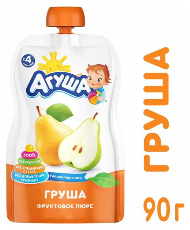 

Пюре «Агуша» груша с 6 мес., 90 г