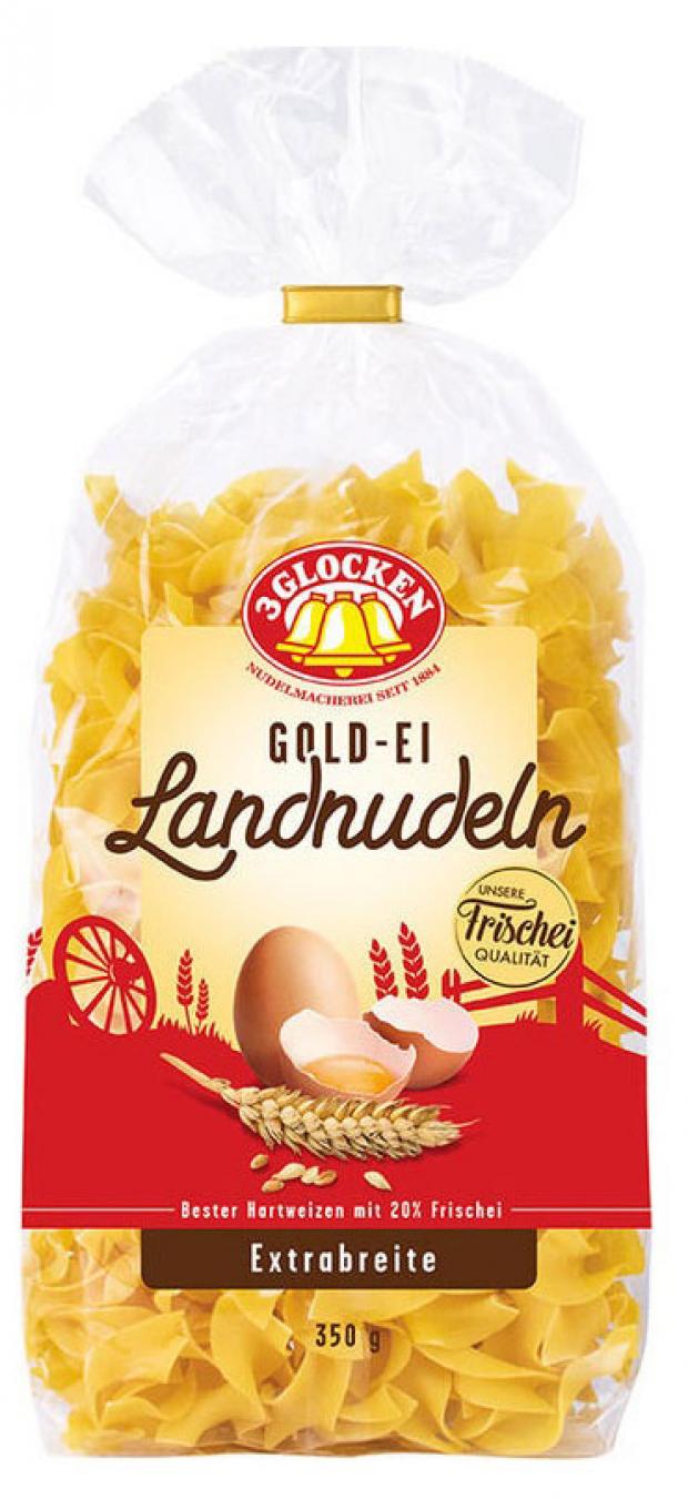 Лапша 3 GLOCKEN Gold-Ei широкая 350 г 329₽