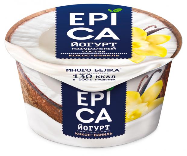 

Йогурт Epica фруктовый с кокосом и ванилью 6.3%, 130 г