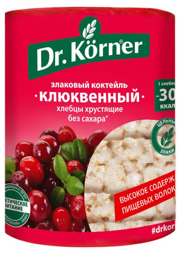 

Хлебцы злаковые Dr. Korner Злаковый коктейль клюквенные, 100 г
