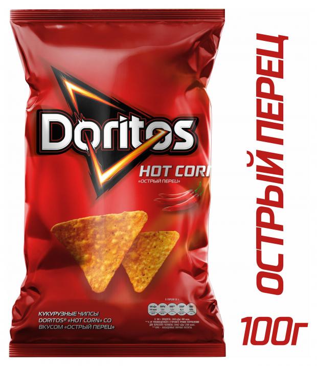 

Чипсы кукурузные Doritos HotCorn, 100 г
