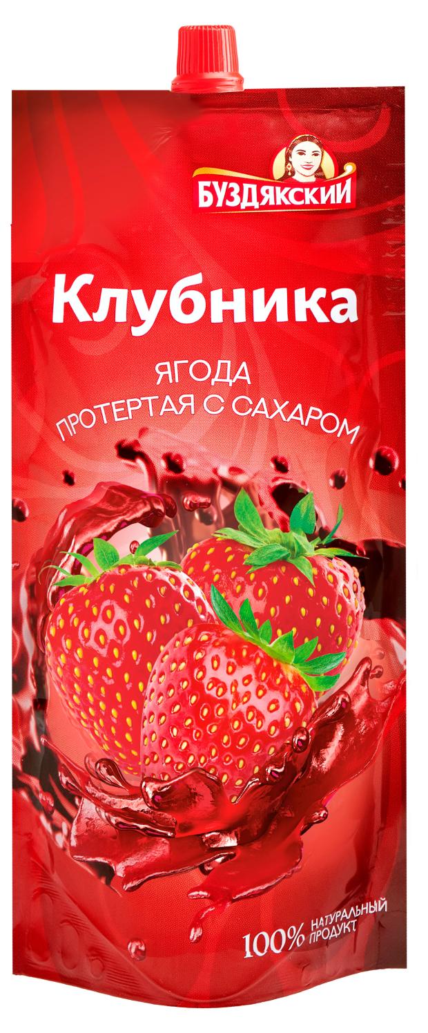 Клубника протертая Буздякский с сахаром, 280 г