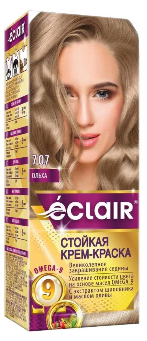 Стойкая крем-краска для волос CLAIR Omega 9 тон 7.07 Ольха