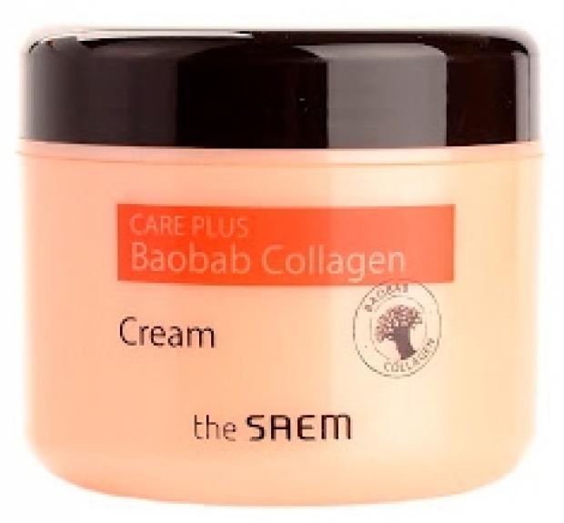 

Крем для лица The Saem Care Plus Baobab Collagen Cream коллагеновый баобаб, 100 мл