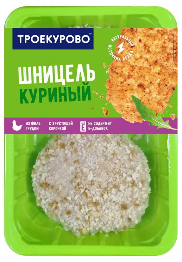 Шницель из мяса цыпленка-бройлера Троекурово Рубленый охлажденные, 350 г