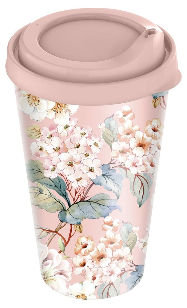 

Стакан Idiland с крышкой Цветы, 550 мл