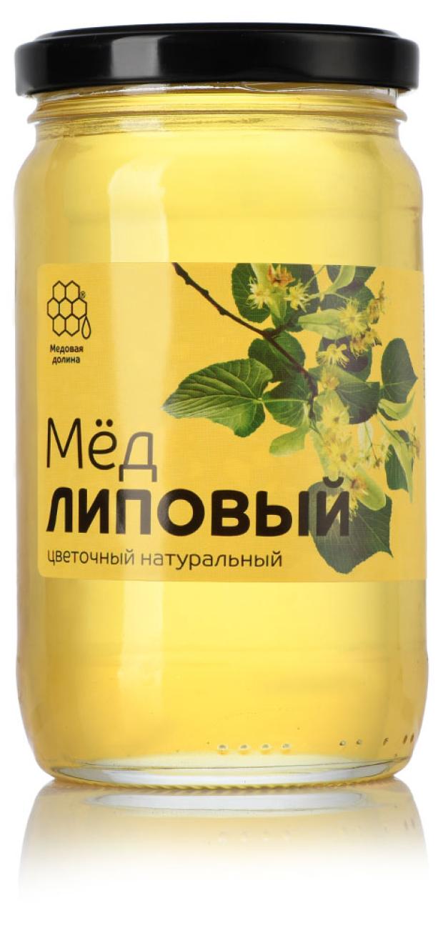 Мед Медовая долина натуральный цветочный липовый, 500 г