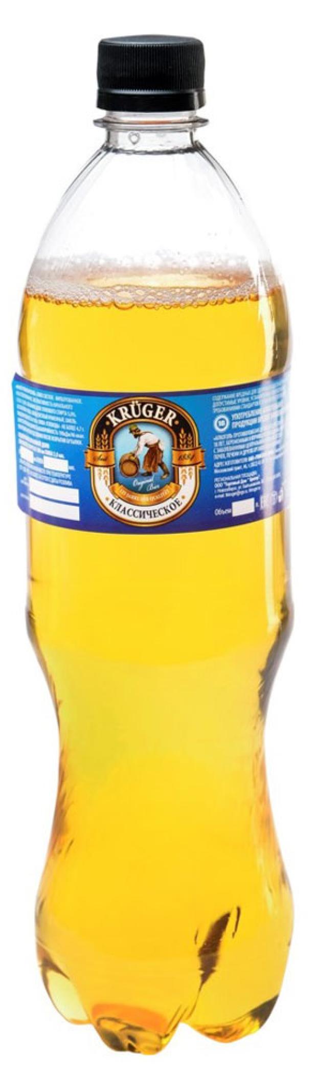 Пиво Kruger Классическое светлое фильтрованное 5%, 1 л