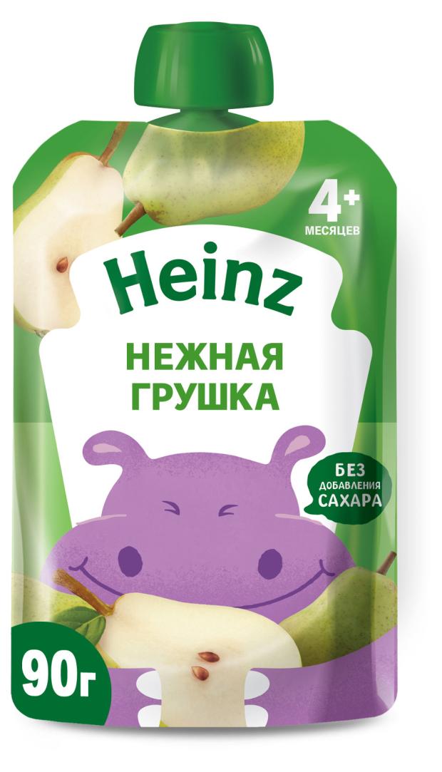 

Пюре Heinz Нежная грушка с 4 мес., 90 г