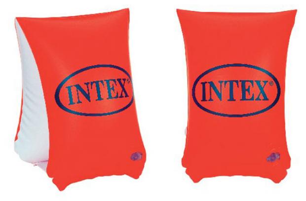 Нарукавники INTEX красные, 19х13 см