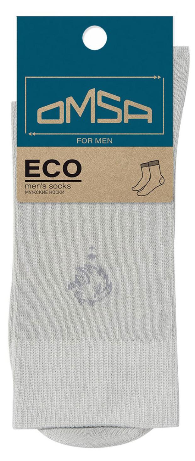 

Носки мужские Omsa for Men Eco 409 Grigio chiaro, размер 42-44
