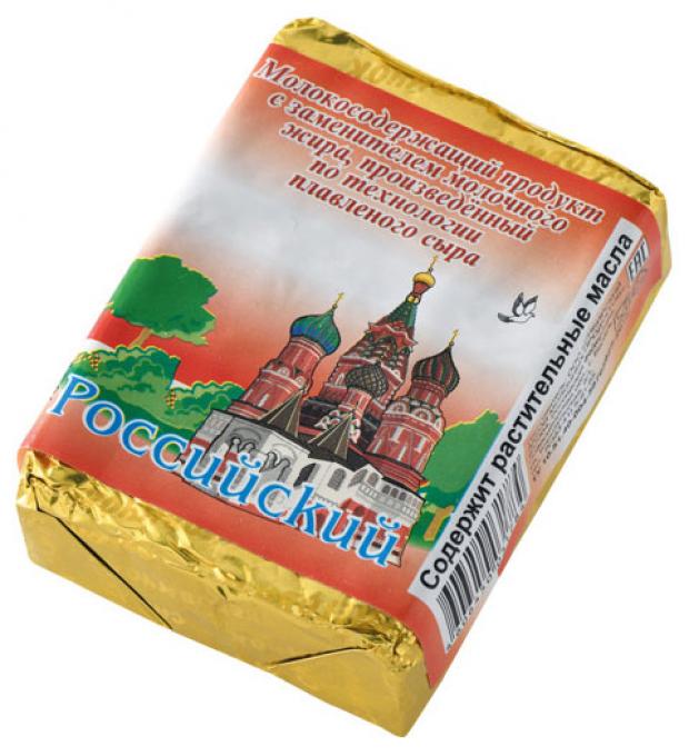 Сырный продукт плавленый Снеговичок молокосодержащий Российский 45% ЗМЖ, 90 г