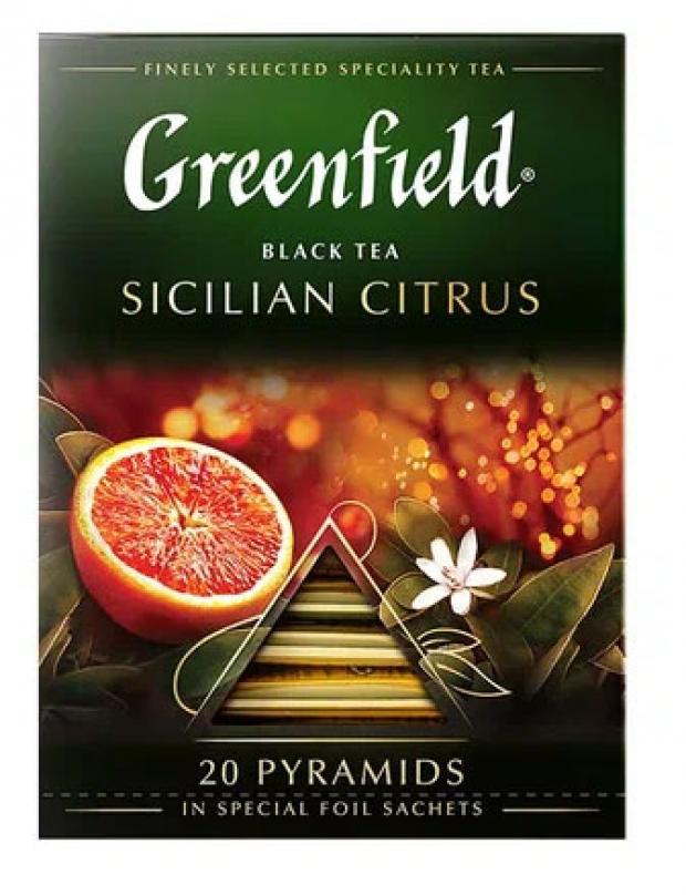 Чай черный Greenfield Sicilian Citrus, 20 шт