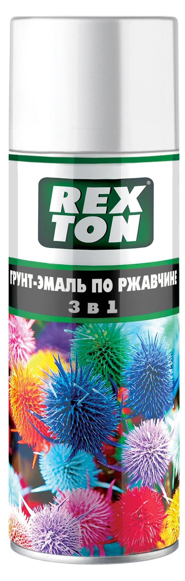 

Грунт-эмаль по ржавчине Rexton 3 в 1 белый, 520 мл