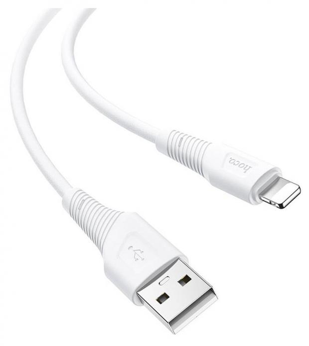 USB кабель Hoco X58 Lightning 8-pin белый, 1 м