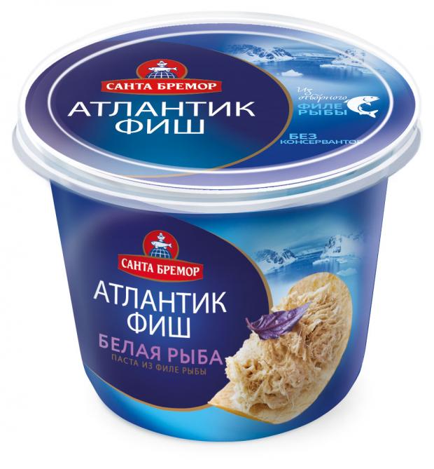 

Паста из филе тресковых рыб Санта Бремор Атлантик Фиш Белая рыба, 140 г
