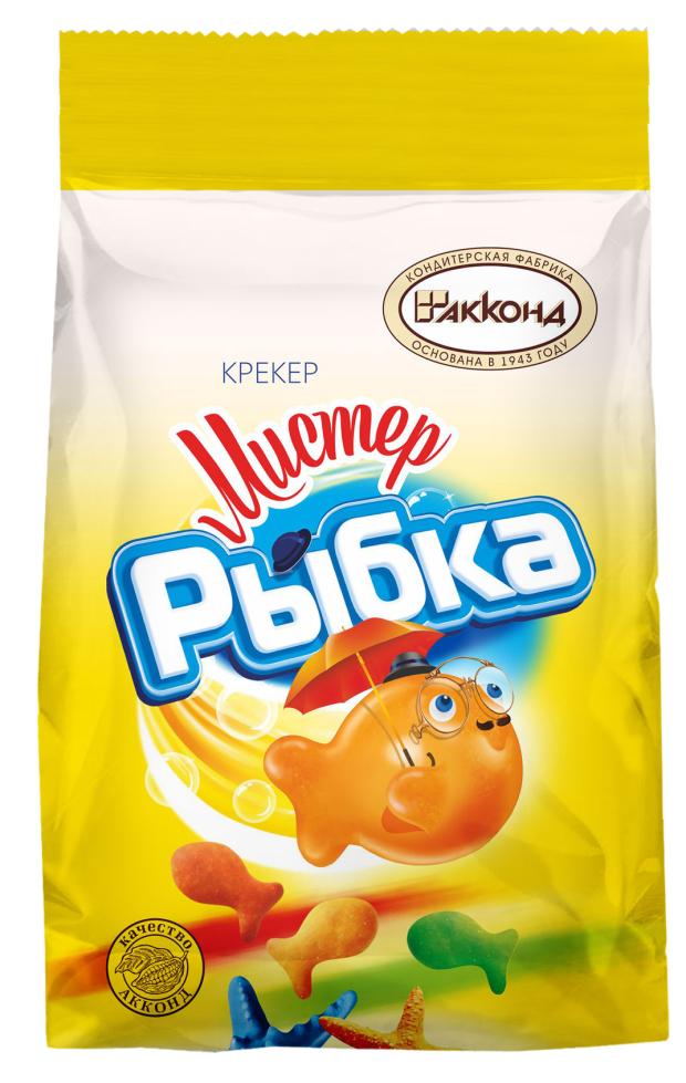 Крекер АККОНД Мистер Рыбка, 90 г