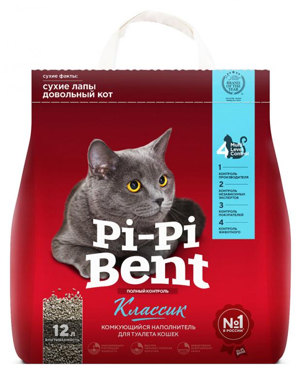

Наполнитель для кошачьего туалета Pi-Pi Bent комкующийся, 5.3 л