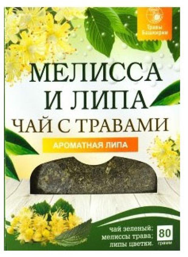 Чай зеленый Травы Башкирии с мелиссой и липой, 80 г