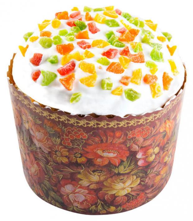 

Кулич АШАН Пасхальный Майский с изюмом и цукатами, 150 г