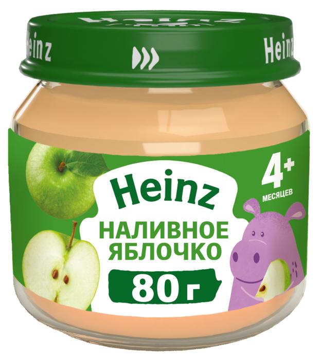Пюре Heinz Наливное яблочко с 4 месяцев, 80 г