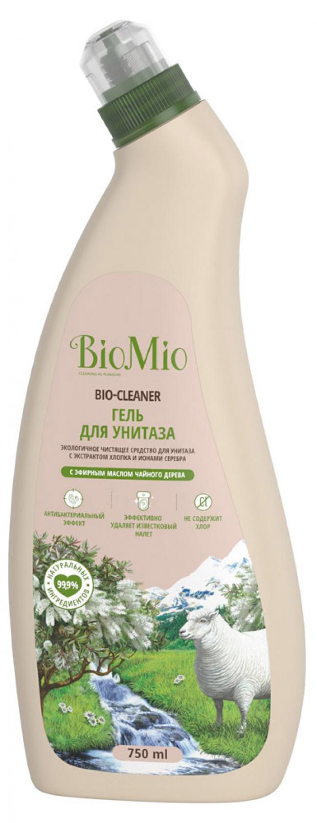 

Чистящее средство для унитаза BioMio Bio Toilet Cleaner Чайное дерево, 750 мл