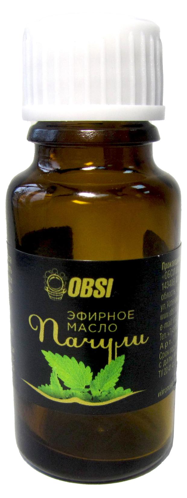 Эфирное масло OBSI Пачули водорастворимое, 15 мл