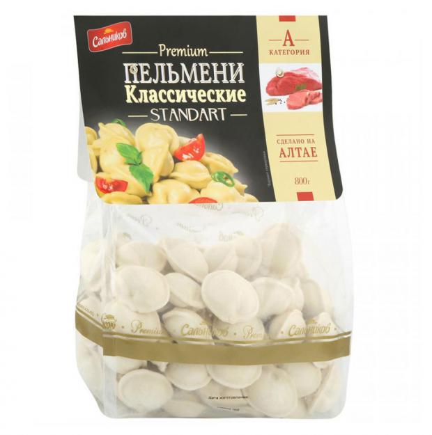Пельмени Сальников Premium Классические Standart, 800 г