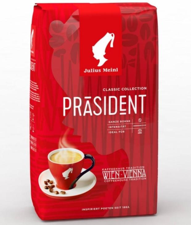 

Кофе в зернах Julius Meinl President Classic, 1 кг