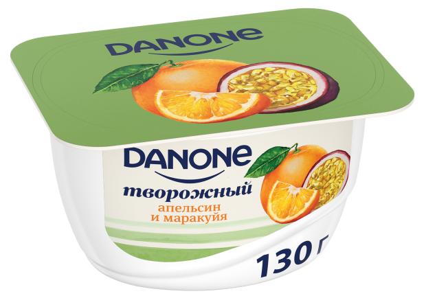 

Творожок Danone с апельсином и маракуйей 3,6%, 130 г