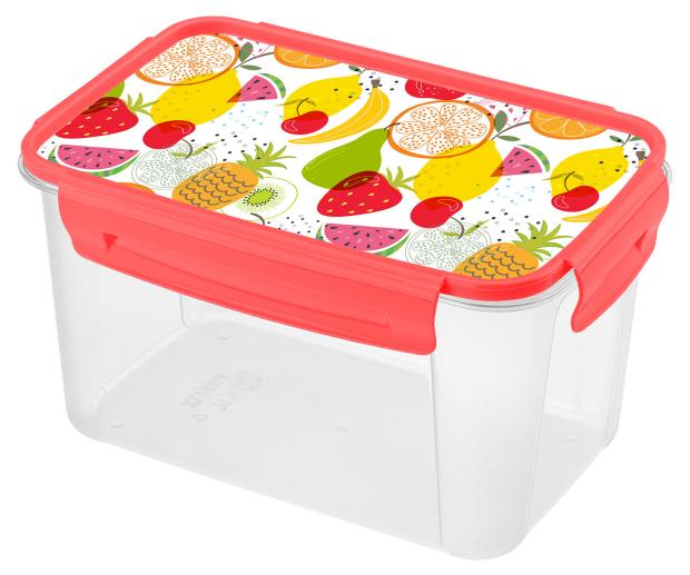 

Контейнер для хранения продуктов Бытпласт с декором, 1,5 л