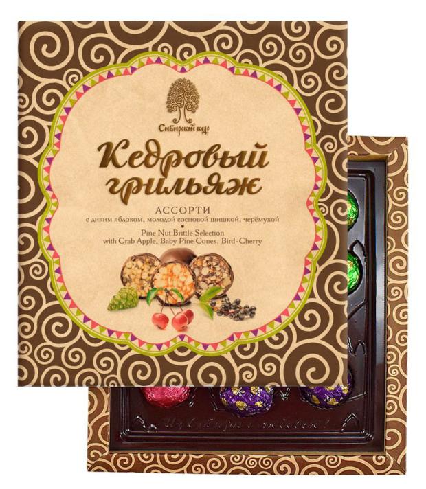 

Набор конфет Сибирский Кедр Грильяж кедровый ассорти, 120 г
