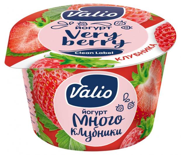 

Йогурт Valio с клубникой 2.6% 180 г