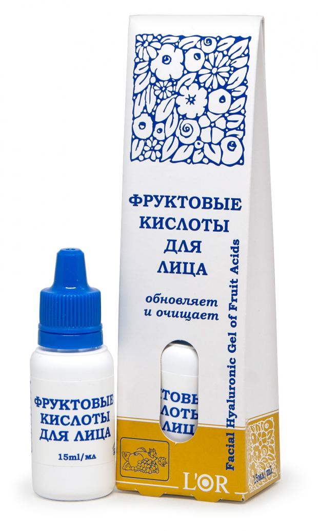 

Фруктовые кислоты для лица L'Or, 15 мл, флакон-капелька