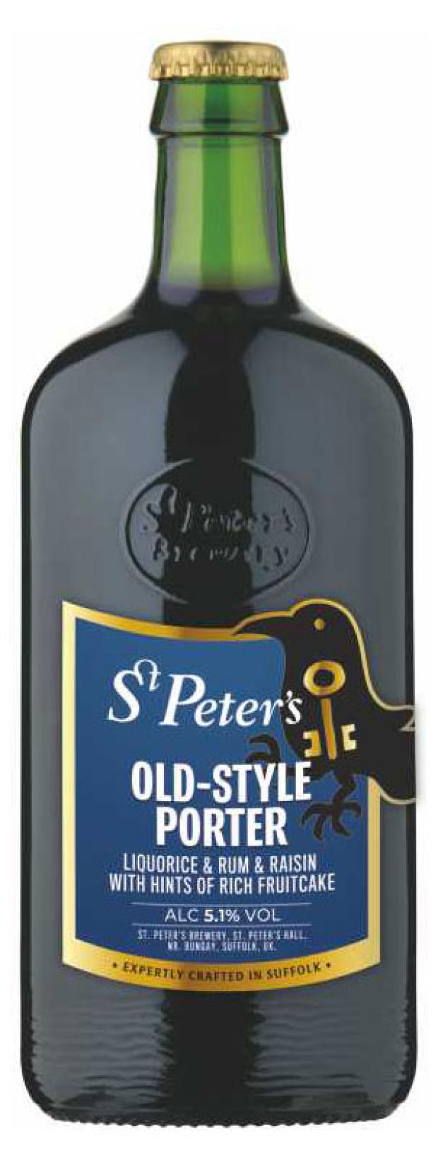 Пиво St. Peter's Old Style Porter фильтрованное 5,1%, 500 мл