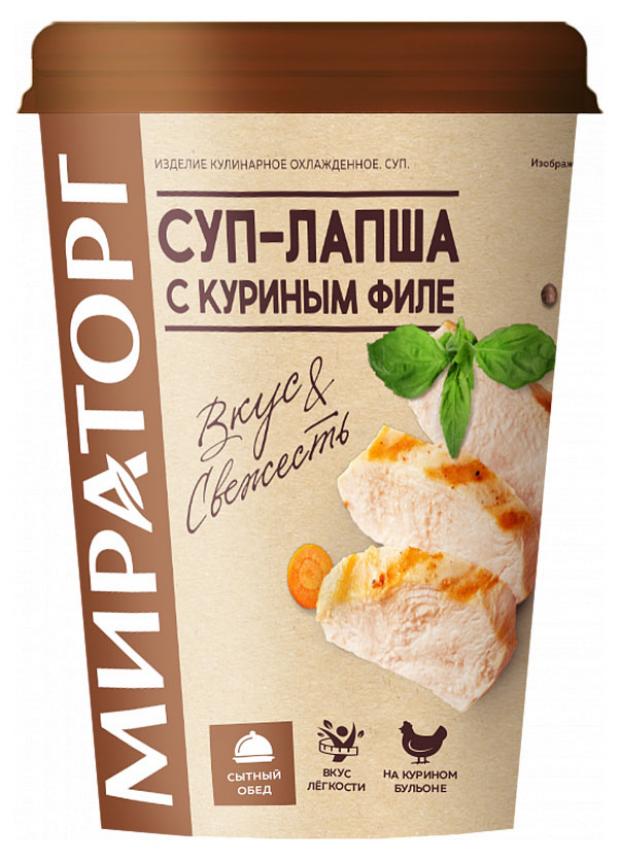 

Суп-лапша с куриным филе «Мираторг», 360 г