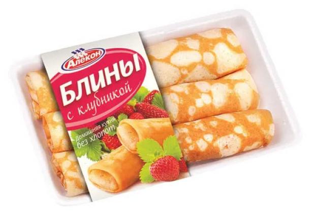 Блины Алекон C клубникой замороженные, 420 г