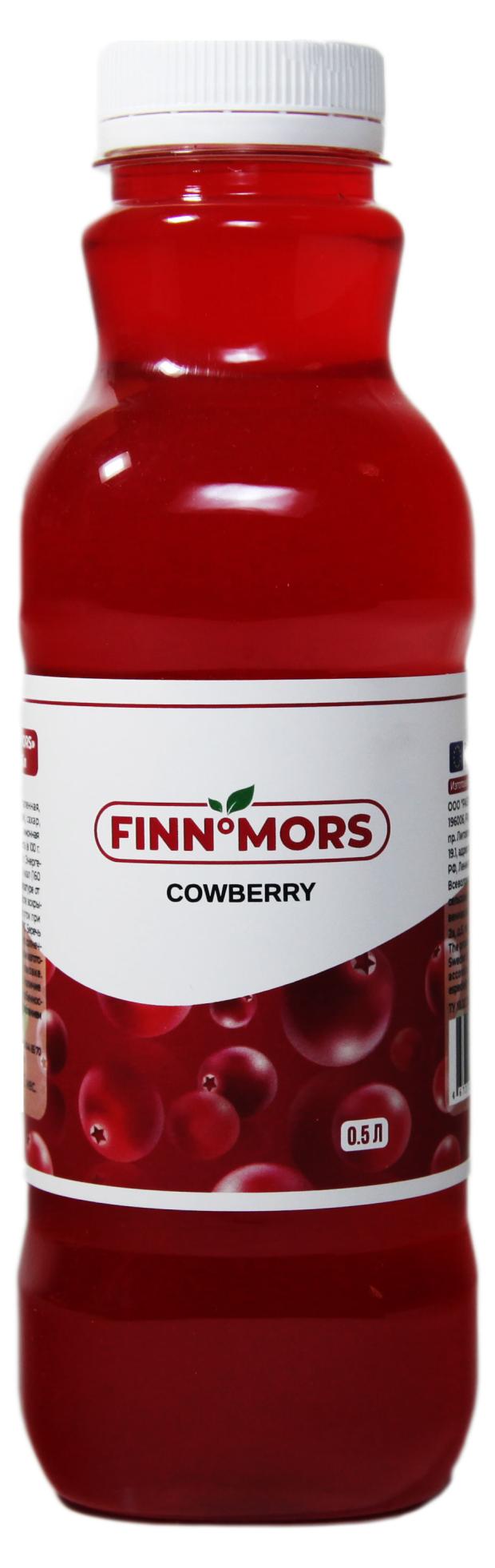 Морс Finnmors Брусника, 0,5 л