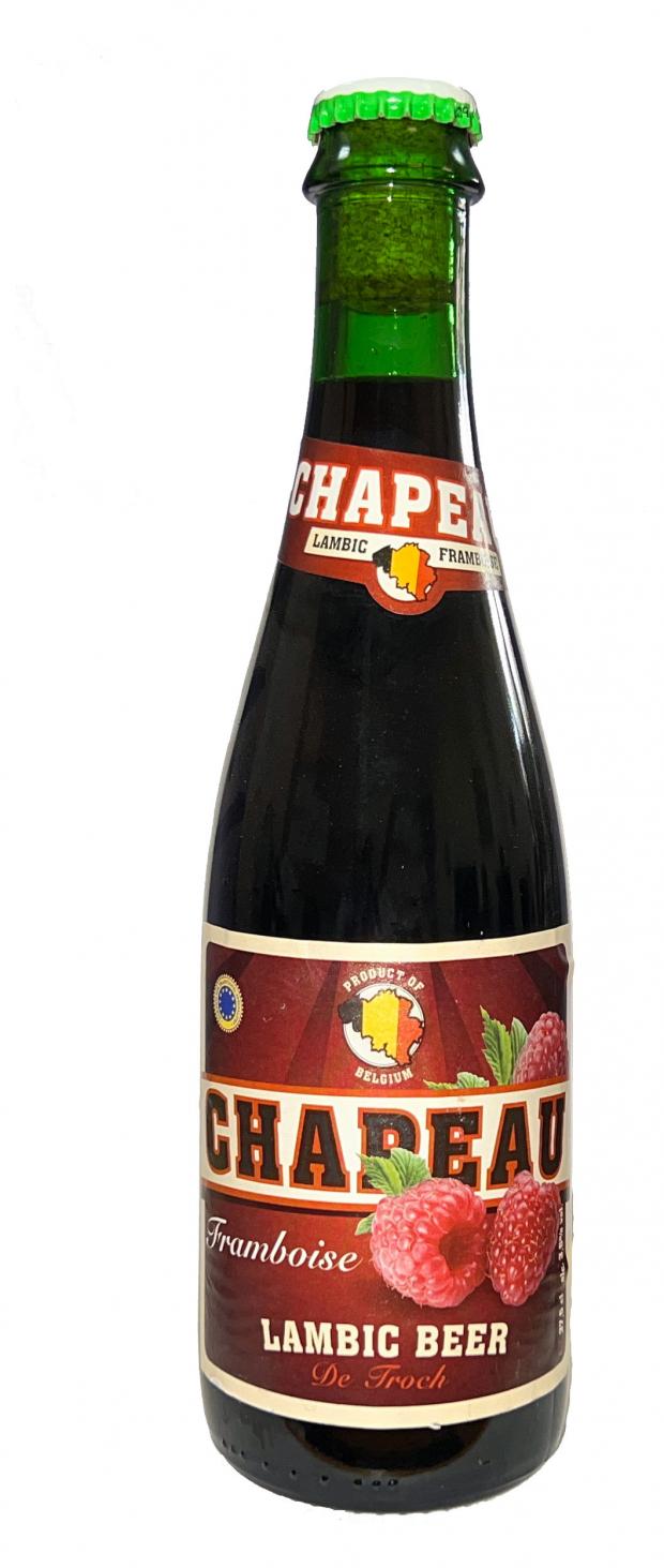 Пивной напиток Chapeau Framboise Lambic темный фильтрованный 3,5%, 375 мл