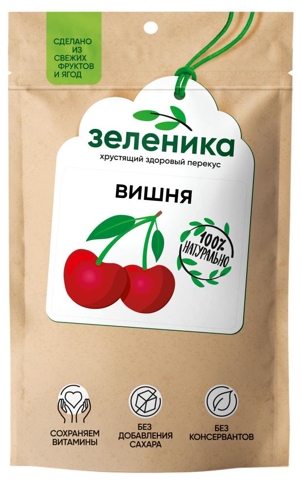 

Снеки ягодные Зеленика Здоровый перекус вишня, 25 г