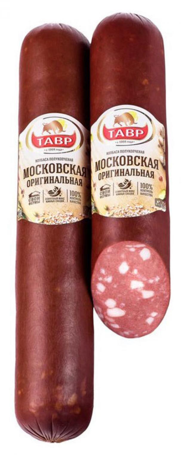 Колбаса полукопченая Тавр Московская оригинальная, 350 г