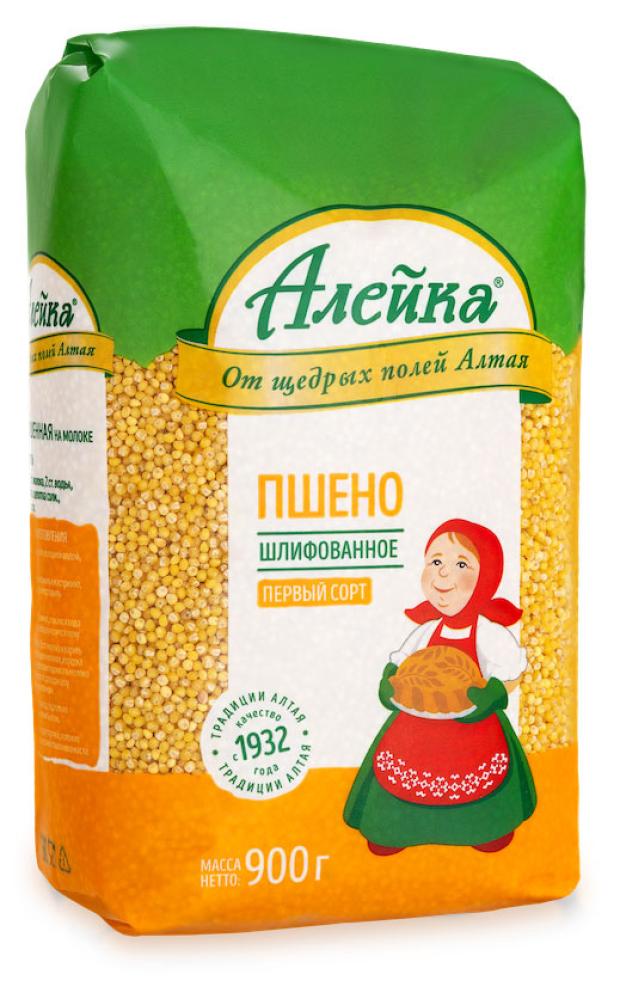 Пшено Алейка шлифованное, 900 г