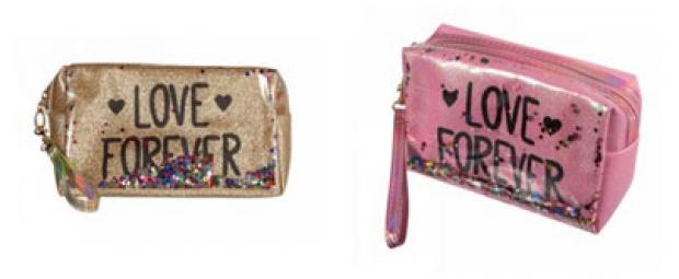 

Косметичка с глиттером и наполнителем в ассортименте, 1 шт