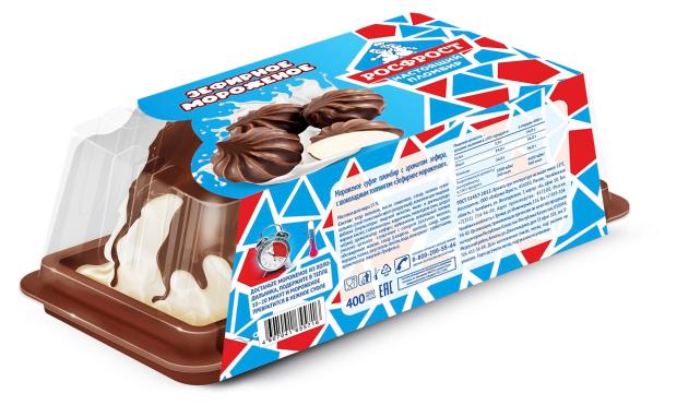 Торт-мороженое НАСТОЯЩИЙ ПЛОМБИР Зефирное БЗМЖ, 400 г