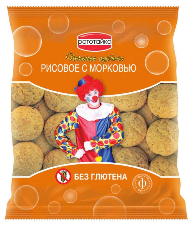 

Печенье рисовое «Рототайка» с морковью без глютена, 200 г
