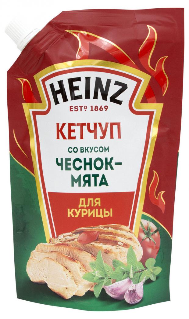 

Кетчуп Heinz Чеснок-мята для курицы, 320 г
