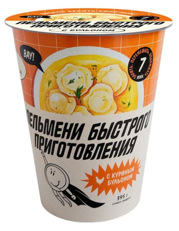 

Пельмени быстрого приготовления Рамай с куриным бульоном, 100 г