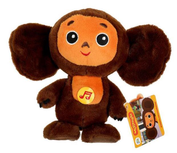 

Игрушка мягкая Мульти-пульти Музыкальный Чебурашка мягкий, 17 см